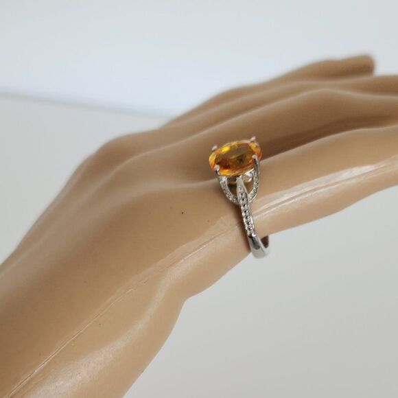 Sphalerite Quartz Ring Size 5 - Picture 9 of 9